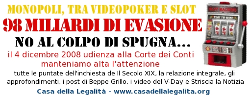 Il 4 dicembre udienza alla Corte dei Conti... teniamo alta l'attenzione