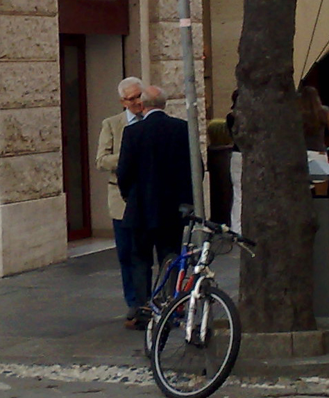 Catalano con Alberto Teardo