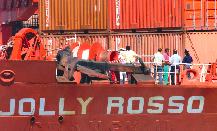 La Jolly Rosso, una delle navi dei veleni che seminano morti