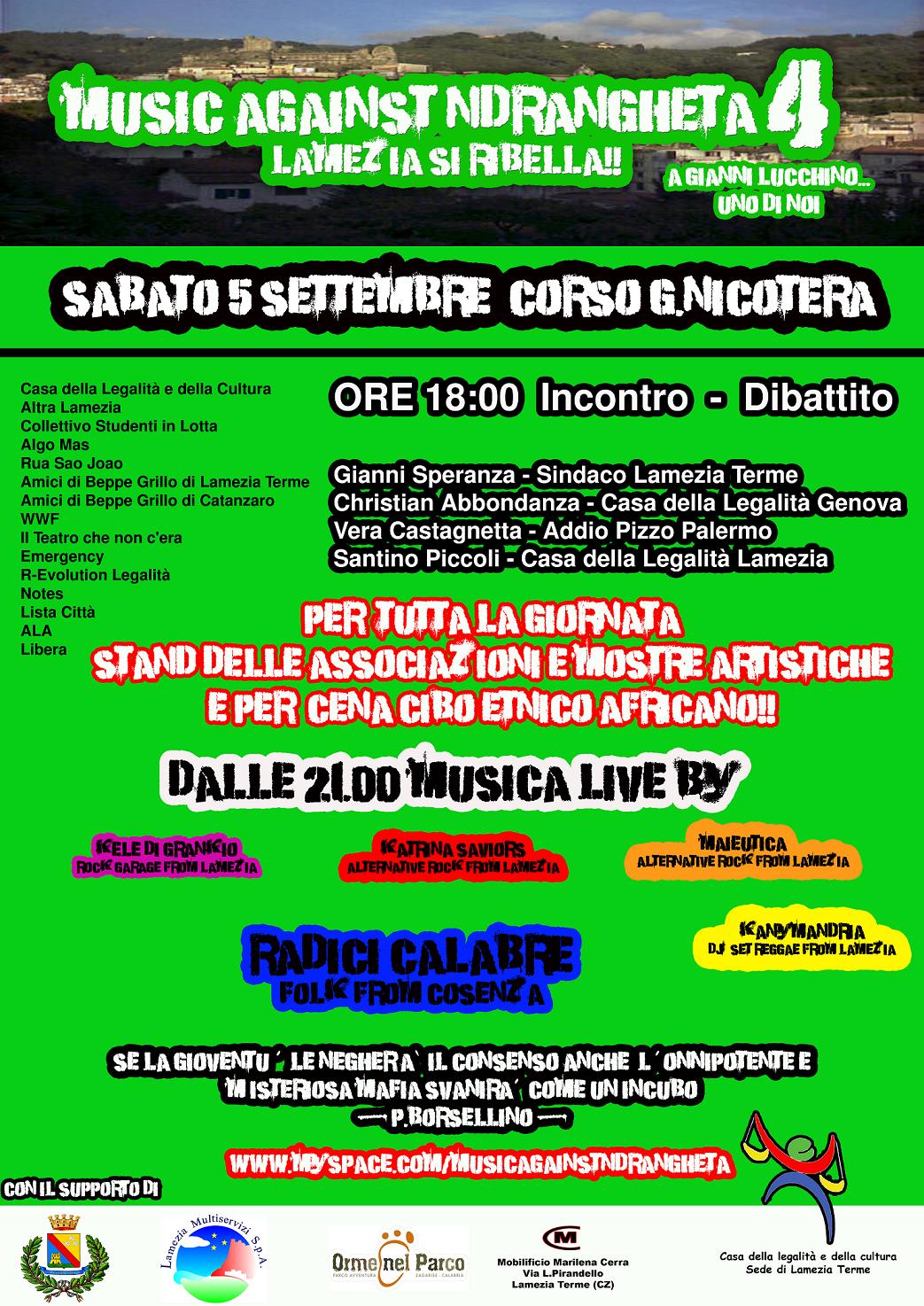 Music Against 'Ndrangheta 4 - 2009