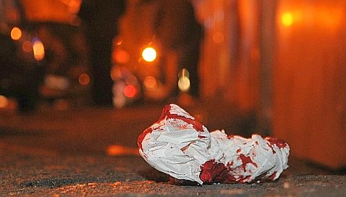 Le tracce della rissa mortale