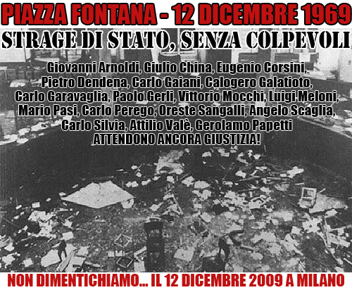 non permettiamo l'oblio su Piazza Fontana