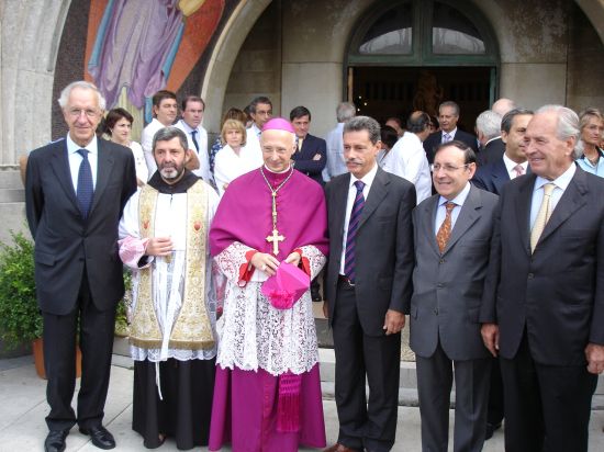 foto di gruppo con Bagnasco, Lorenzelli e Montaldo