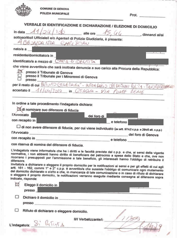 Il verbale n° 2
