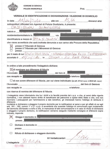 Il verbale n° 3
