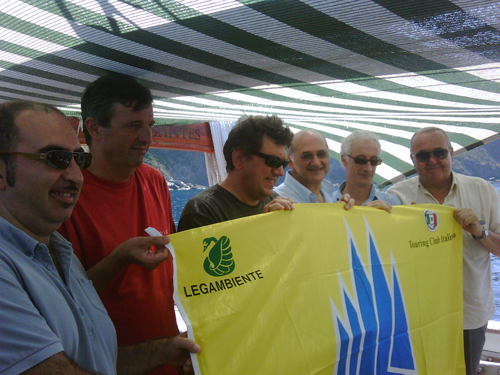 Burlando con gli esponenti di Legambiente Liguria (e Franco Zunino)