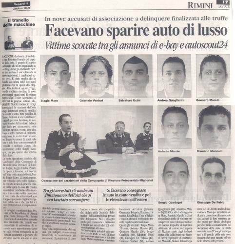 Gabriele VENTURI gi&agrave; al centro dei traffici illeciti delle mafie
