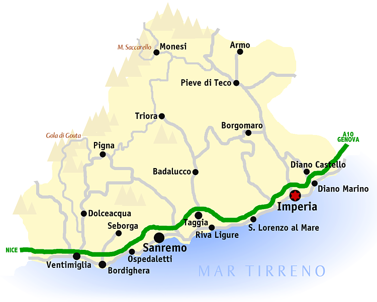 imperia mappa