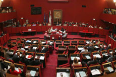 Sala Rossa del Consiglio Comunale di Genova