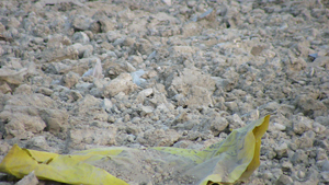 materiali nell'area discarica