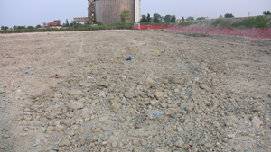 panoramica dell'area di discarica