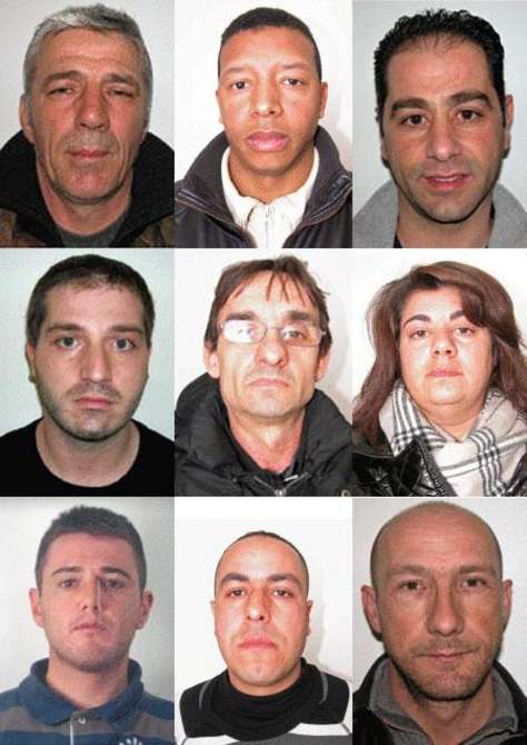Gli arrestati nell'Operazione della Procura di Sanremo