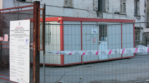 ECO.GE cantiere Comune di Genova via Sardorella - inizio lavori 28.7.2010 - foto marzo 2011