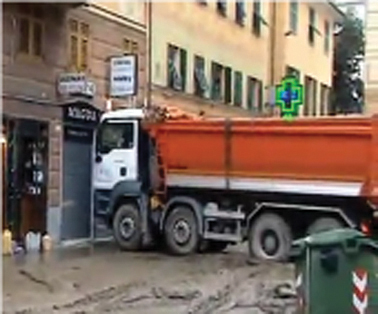 ECO.GE per emergenza alluvione Sestro Ponente ottobre 2010