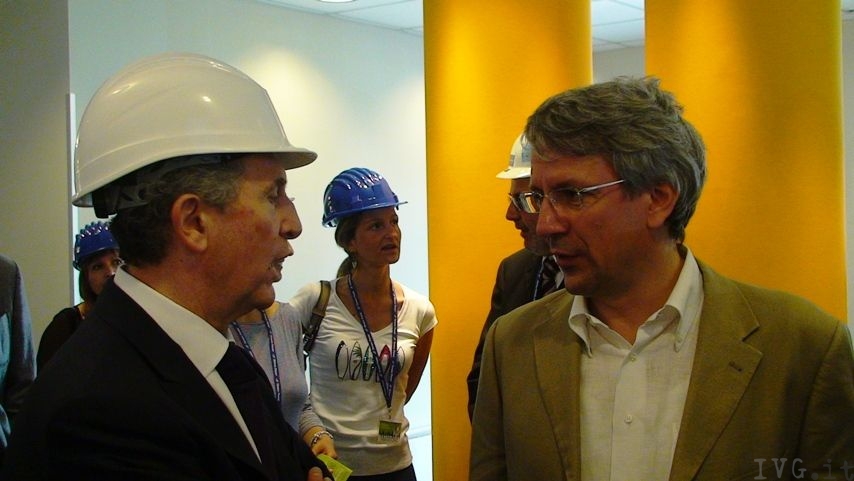 il sindaco di Quiliano Ferrando in visita alla Centrale