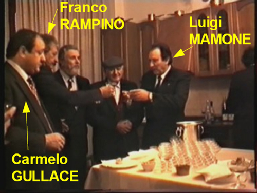Carmelo Gullace, Franco Rampino, Luigi Mamone
