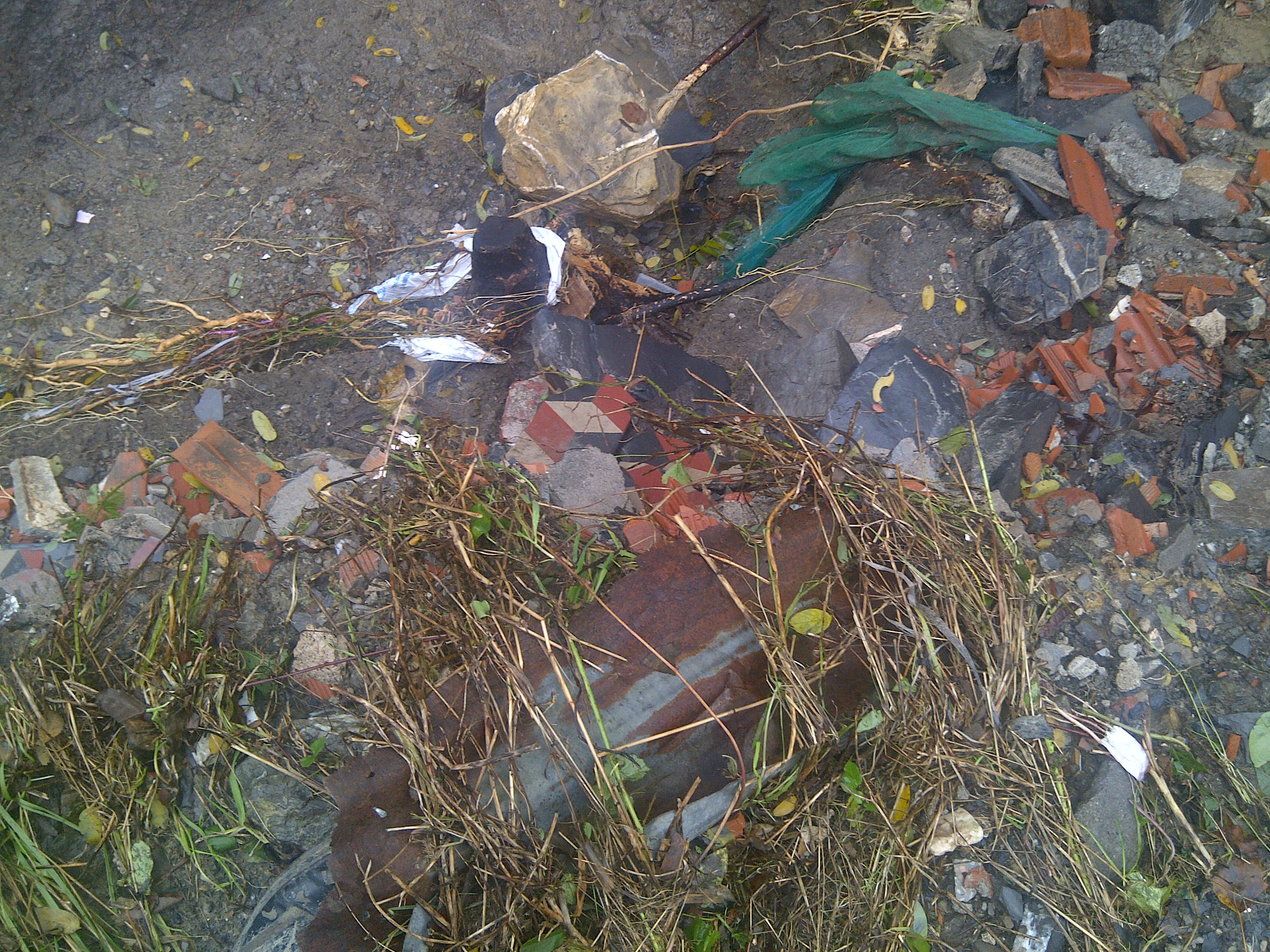 La collina che si scopre discarica