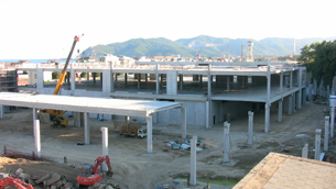 La SCAVO-TER nel cantiere dell'UNIECO e ALFA-COSTRUZIONI di via Stalingrado, Savona