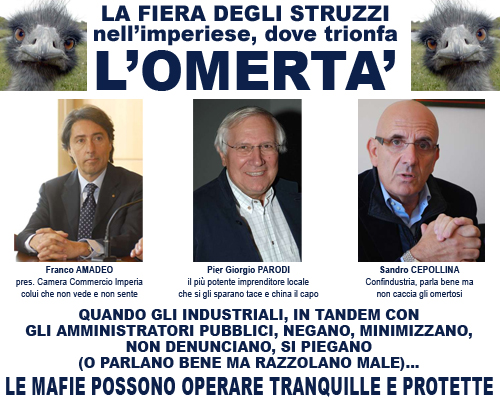 Nell'imperiese (e non solo) l'omerta' ligure si dimostra peggio che al sud