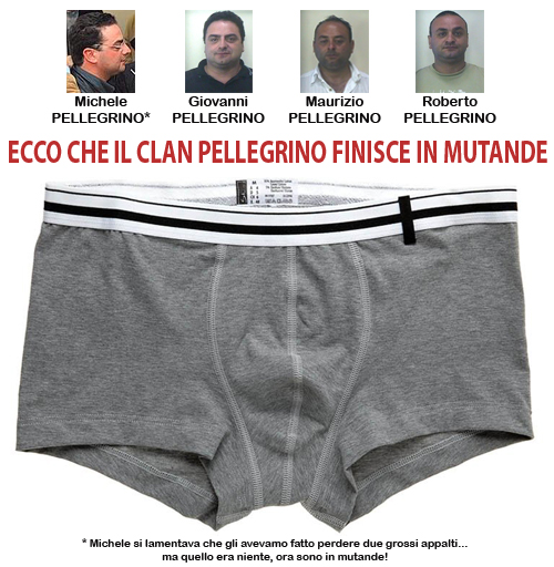 I PELLEGRINO in mutande! Sequestrati oltre 9 milioni di beni dalla DIA