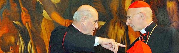 Mons. Rigon con il presidente della CEI Bagnasco, all'inaugurazione dell'anno giudiziario ecclesiastico a Genova Mons. Rigon con il presidente della CEI Bagnasco, all'inaugurazione dell'anno giudiziario ecclesiastico a Genova