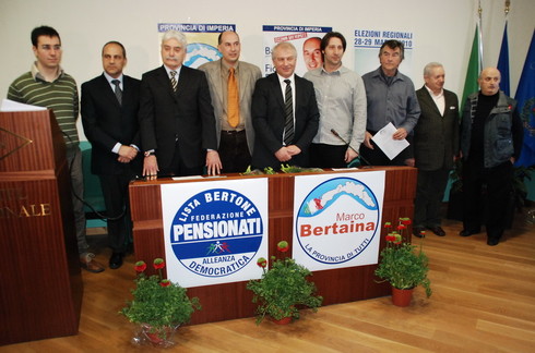 Bertaina e la sua vecchia lista alle Provinciali