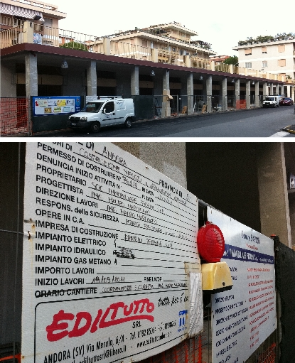Andora, con FIORINI e ZERBONE, le piazze si riempono di cemento...