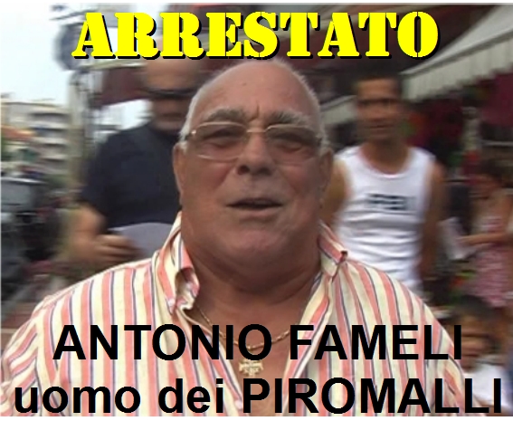 Arrestato il Arrestato il boss FAMELI, l'uomo dei PIROMALLI