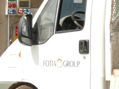 Uno dei mezzi "FOTIA GROUP" (alias SCAVO-TER) - Vado Ligure (SV)
