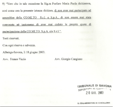 conclusione-FURFARO-citazione-COMITO