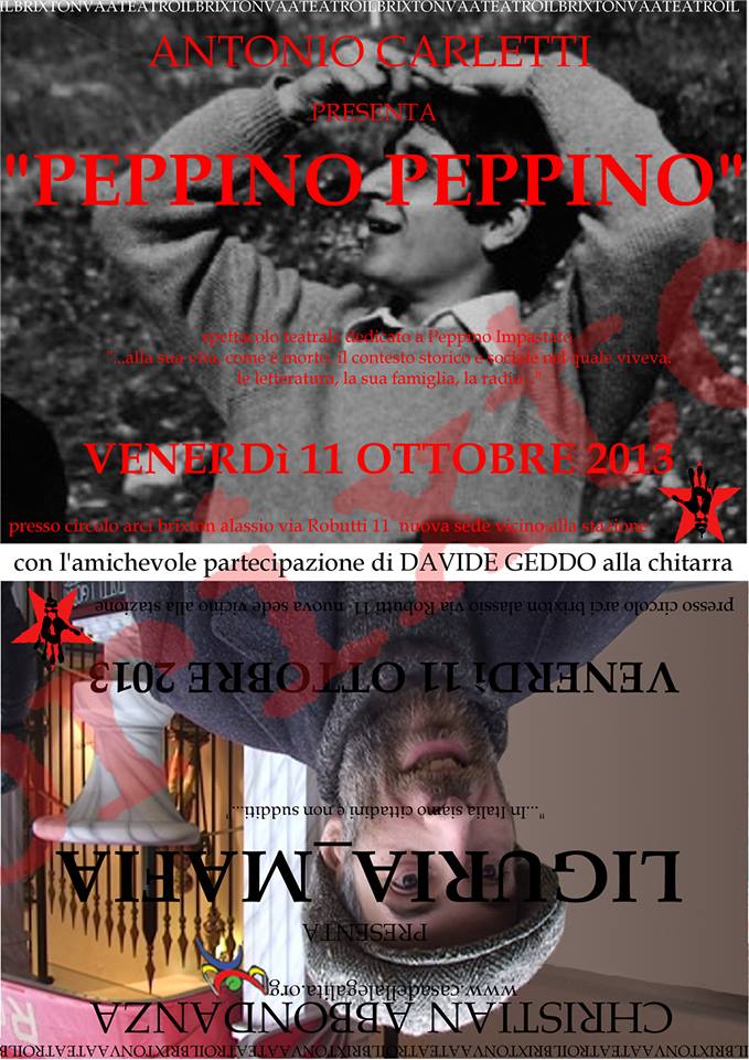 11 ottobre al BRIXTON di Alassio