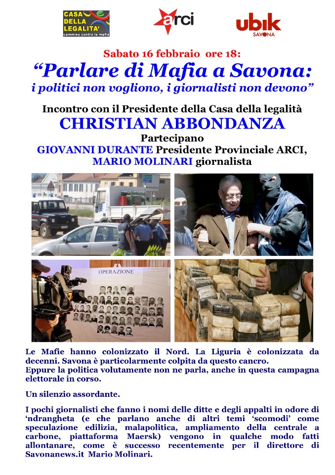 a Savona con Mario Molinari...