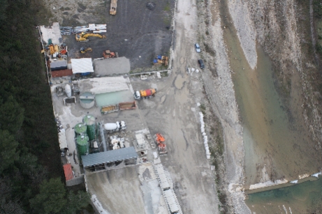 Andora, centro betonaggio "nel" Merula