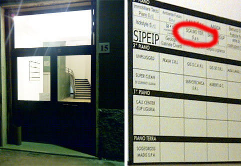 sede legale SCAMOTER SAS in Corso Perrone a Genova