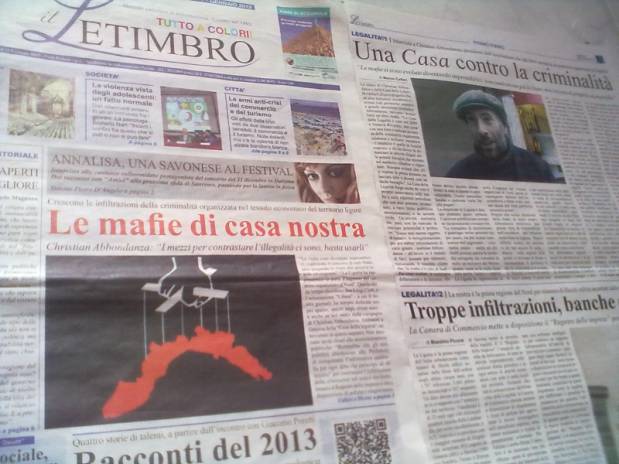 Il numero di gennaio 2013 del Letimbro - Savona
