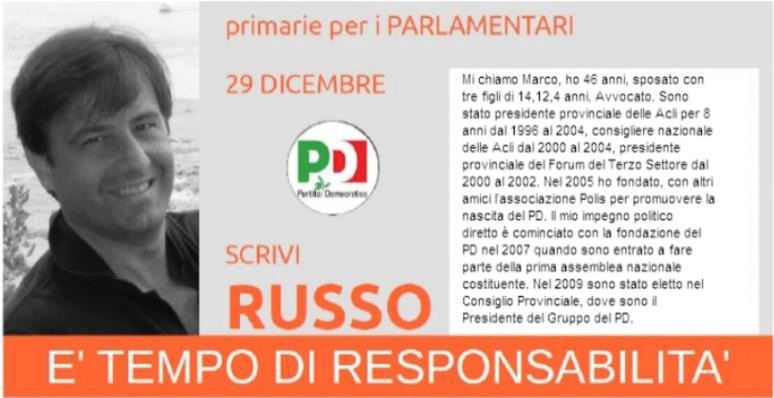 Marco RUSSO, esponente ACLI e PD, avvocato di GIRAUDO