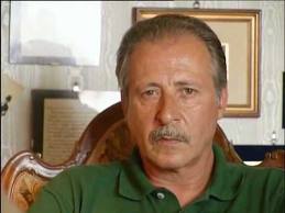Paolo Borsellino, in un immagine dell'intervista ai francesi