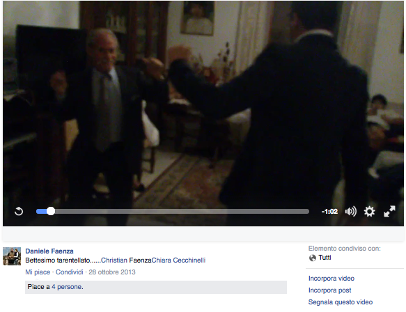fermoimmagine ballo boss ROMEO con Christian FAENZA