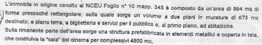 Estratto relazione alla base dell'acquisizione (scrittura privata e delibera)