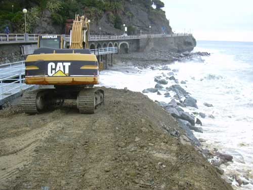 La Co.For. ed i lavori a Celle Ligure