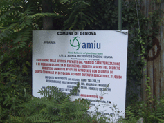 Il Cartello che per un po' è stato lì e poi nulla...