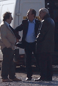 Piero Piccolo, uomo di fiducia di Burlando, con Luigi Mamone Piero Piccolo, uomo di fiducia di Burlando, con Luigi Mamone