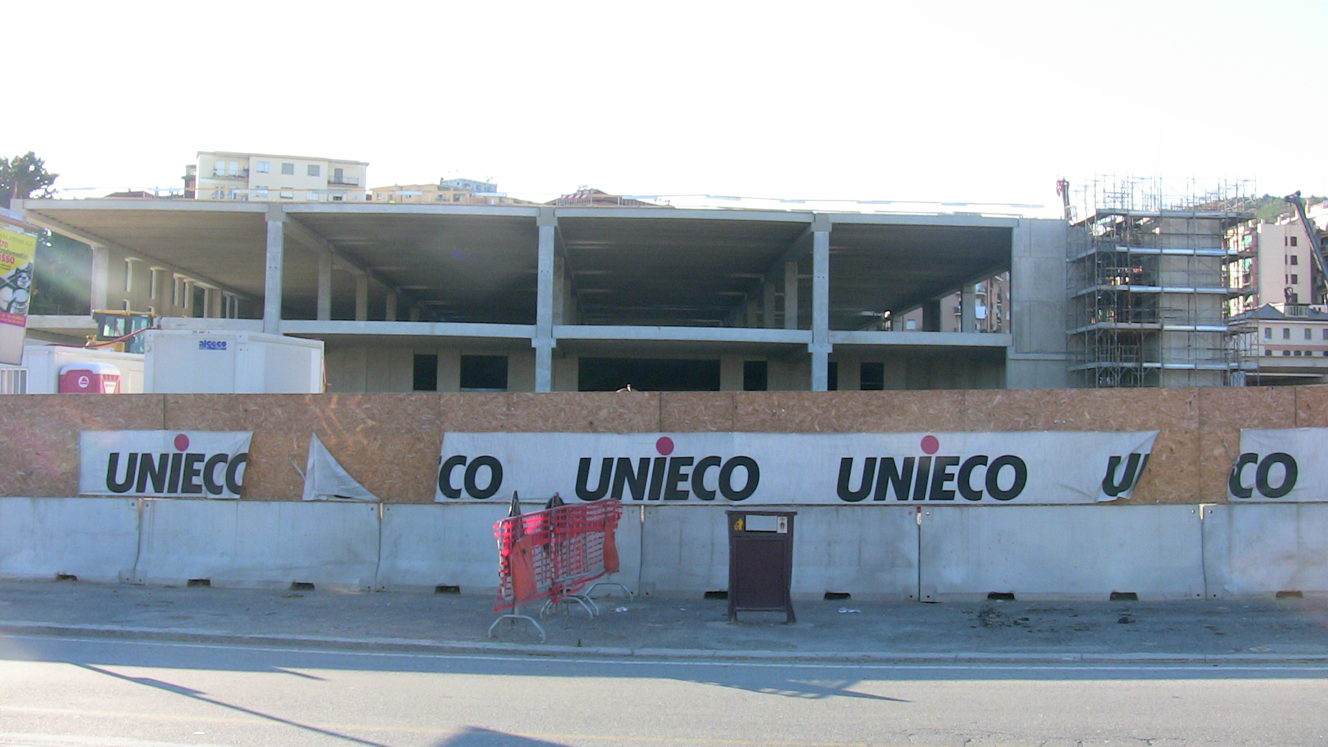 Il cantiere dell'area ex Metalmetron