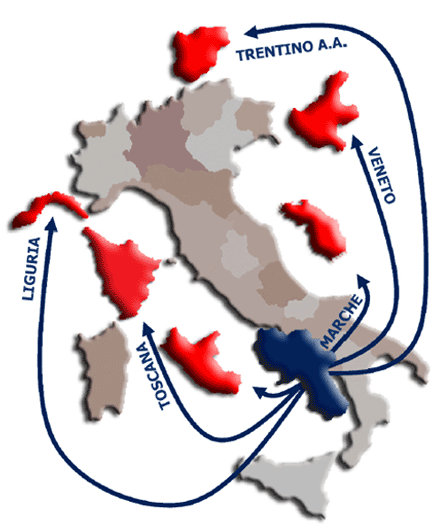 proiezione in Italia della Camorra proiezione in Italia della Camorra