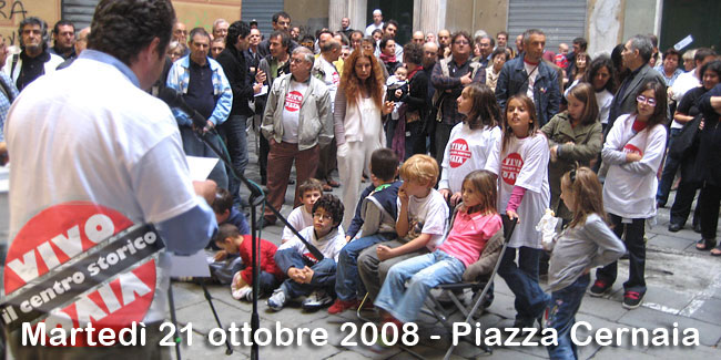 un immagine della mobilitazione dei Liberi Cittadini